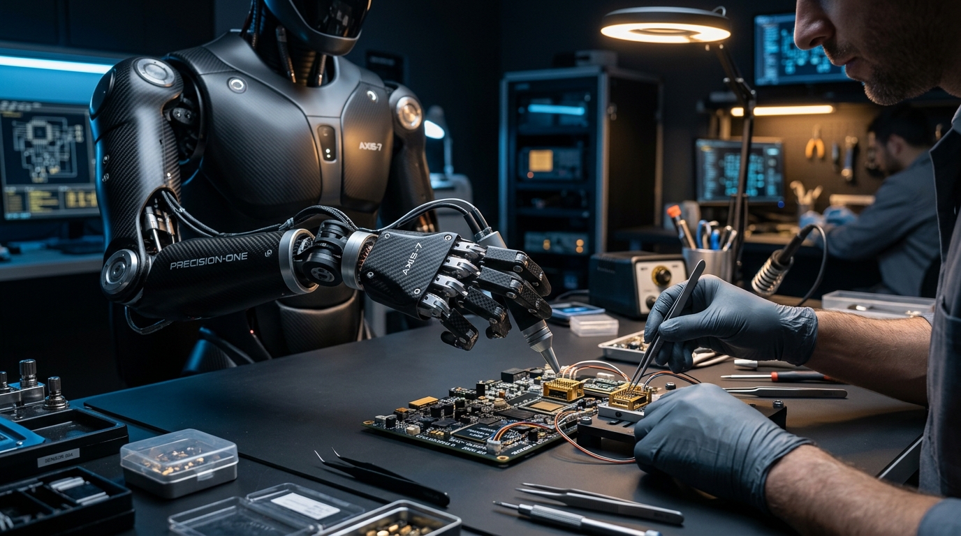 Embodied AI and Humanoid Robotics working alongside humans